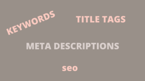 by adding meta descriptions and key words to your title tags you can boost your SEO rankings